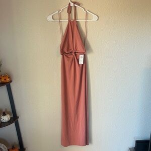Abercrombie & Fitch Backless Pink Dress
